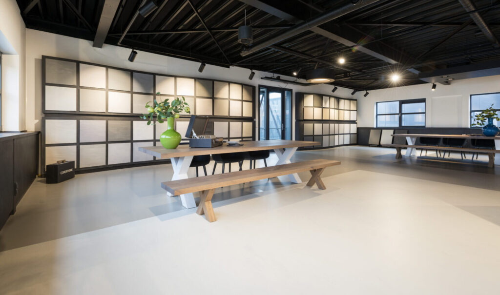 Showroom gietvloeren
